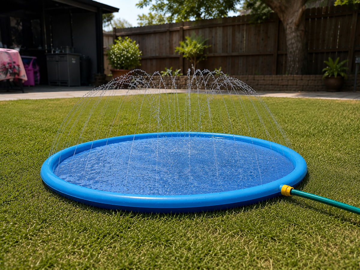 È pronto in pochi secondi, con qualsiasi tubo da giardino